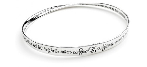Shakespeare's Sonnet 116 Mobius Bracelet