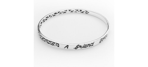 A friend loves at all times..  Bangle