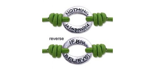 Nothing is Impossible / If you Believe - Bandz Bracelet
